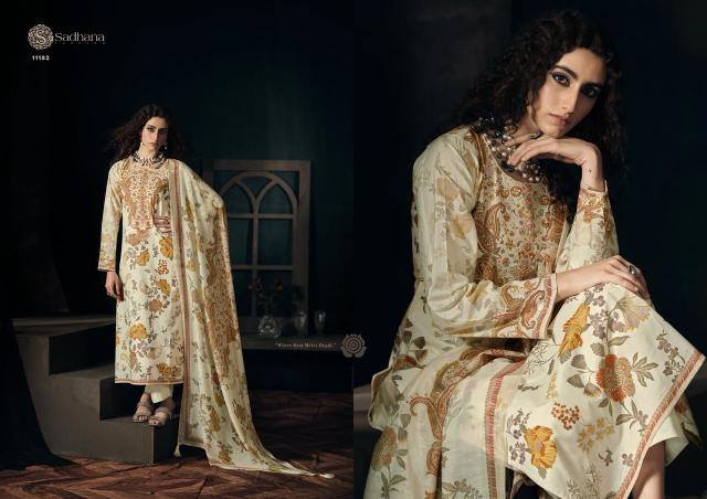 Sadhana fashion gulzar ikkat dress material wholesale cost in chennai